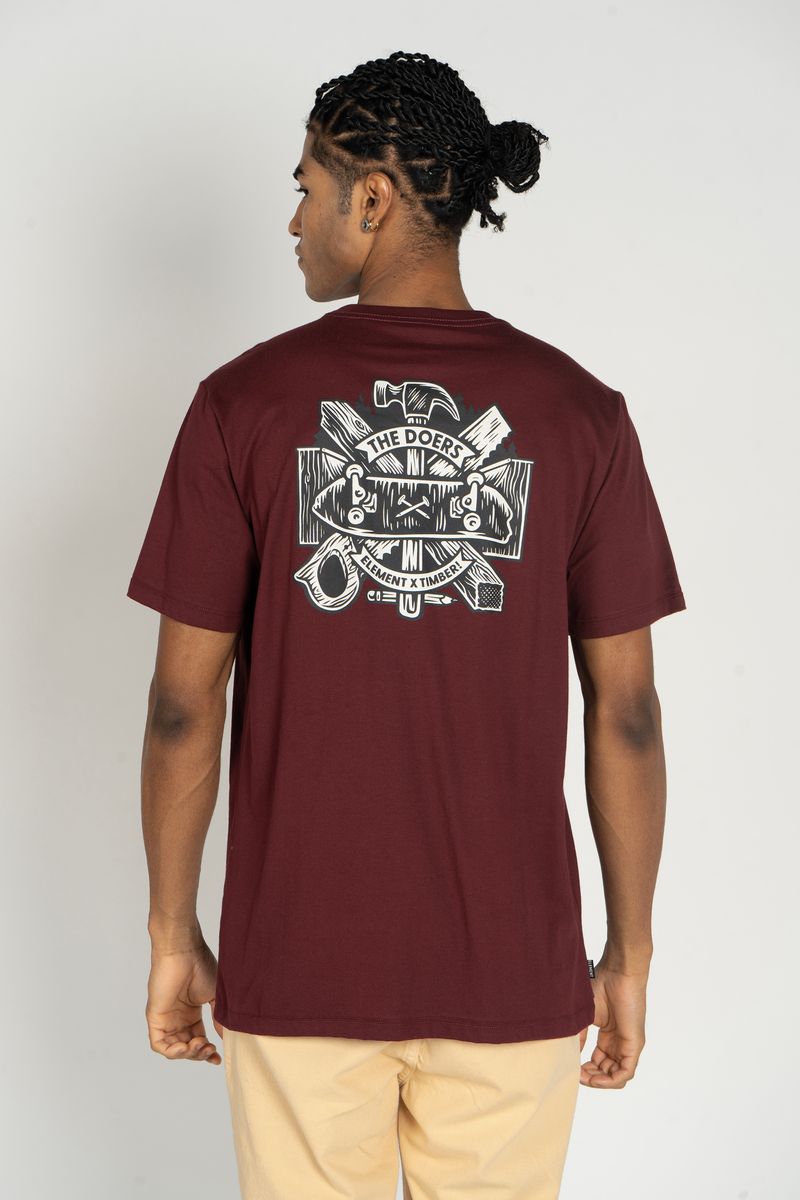 Camiseta-Element-M-C-Supply-Vinho-Vinho-P