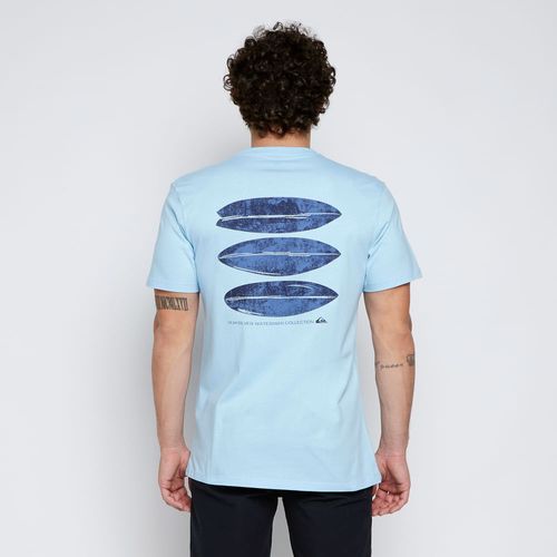 Camiseta Quiksilver M/C Boardrack Azul Claro