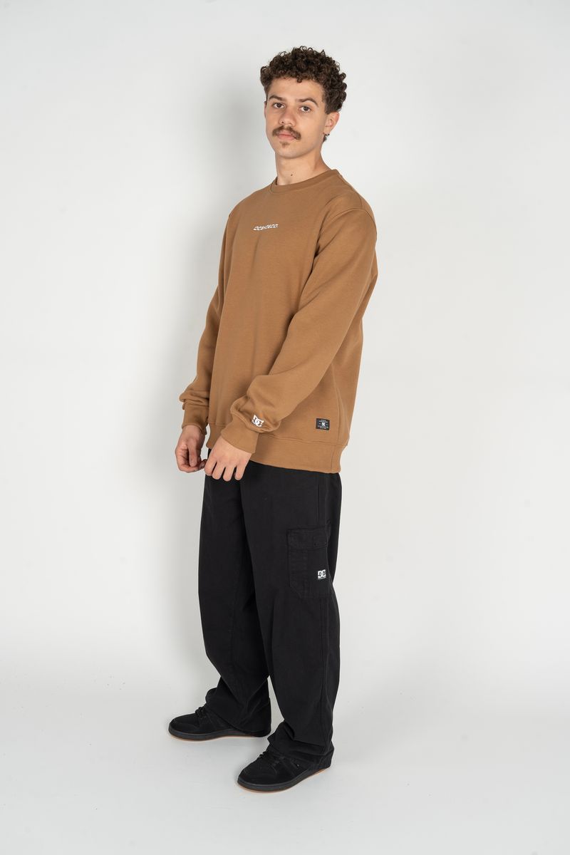 Moletom-Dc-Shoes-Care-Baseline-Marrom-Marrom-P
