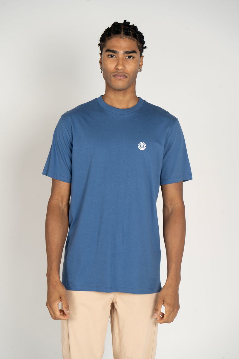 Camiseta-Element-M-C-Basic-Crew-Azul-Azul-P