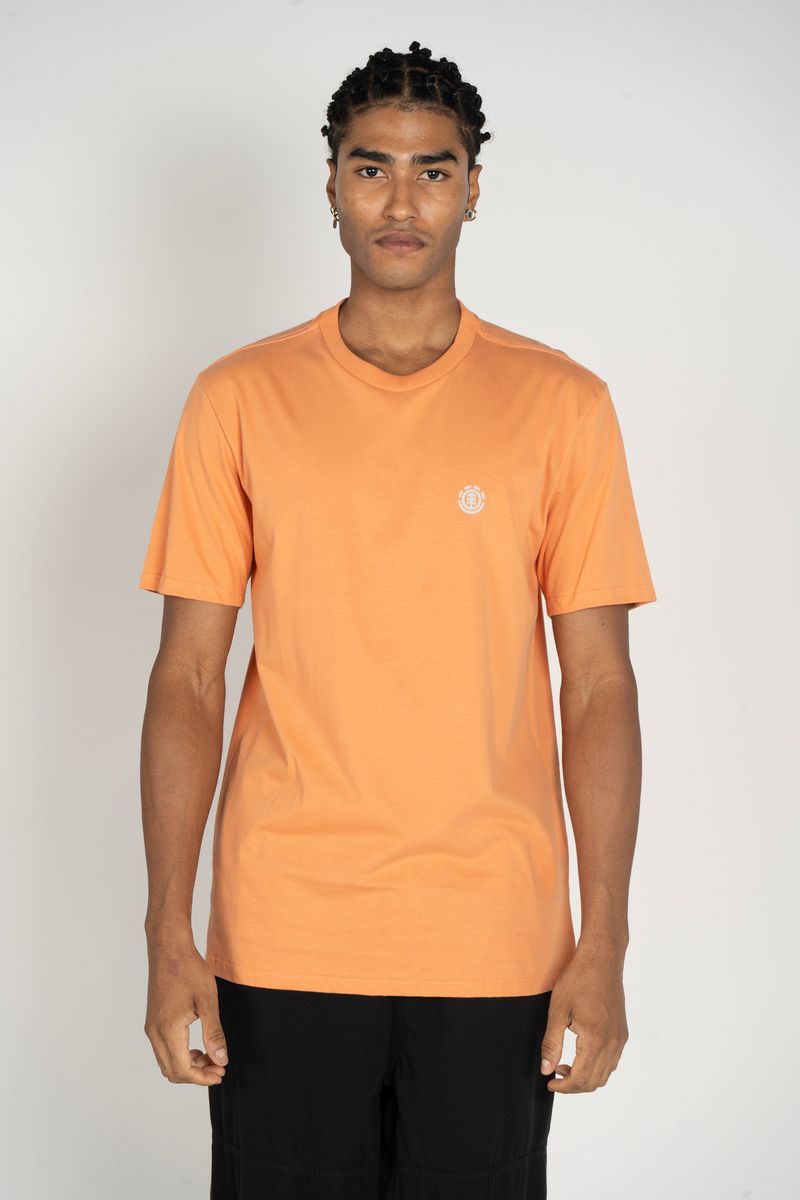 Camiseta-Element-M-C-Basic-Crew-Laranja-Laranja-P