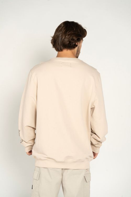 Moletom Quiksilver Care New Tour Areia