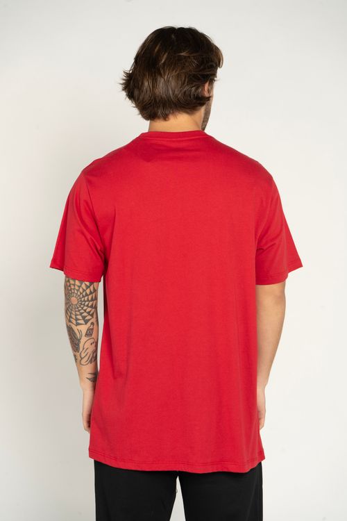 Camiseta Quiksilver M/C Metal Comp Vermelho