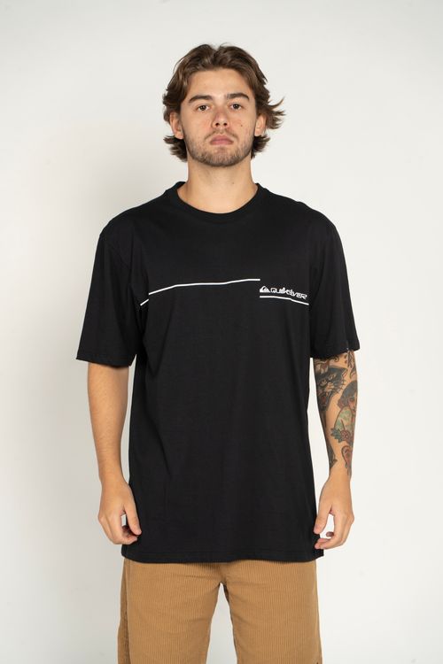 Camiseta Quiksilver M/C New Lines Preto