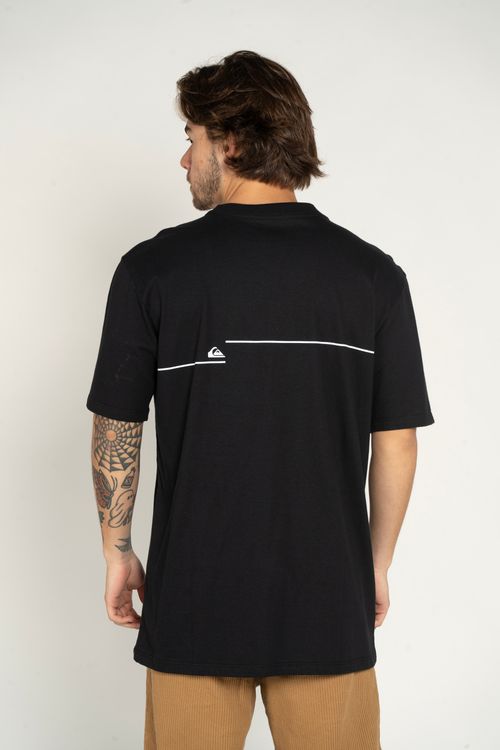 Camiseta Quiksilver M/C New Lines Preto