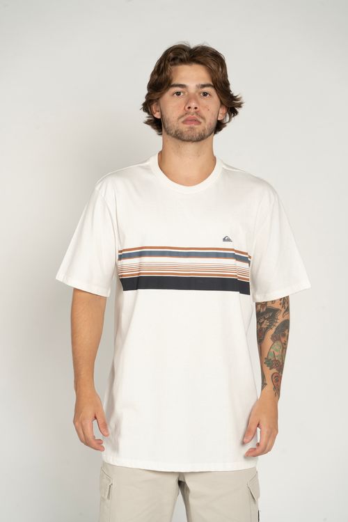 Camiseta Quiksilver M/C Banner Snow White