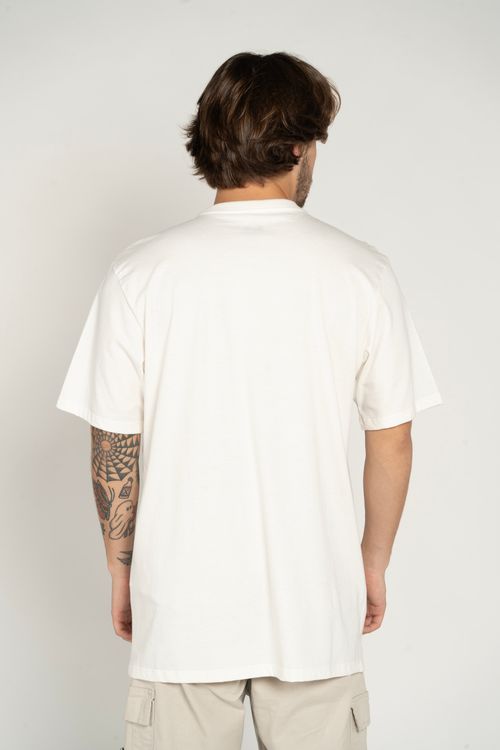 Camiseta Quiksilver M/C Banner Snow White