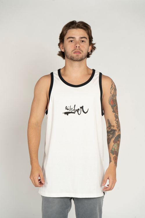 Regata Quiksilver Impaired Logo Dna Snow White