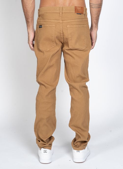 Calça Quiksilver Quik Corduroy Mostarda
