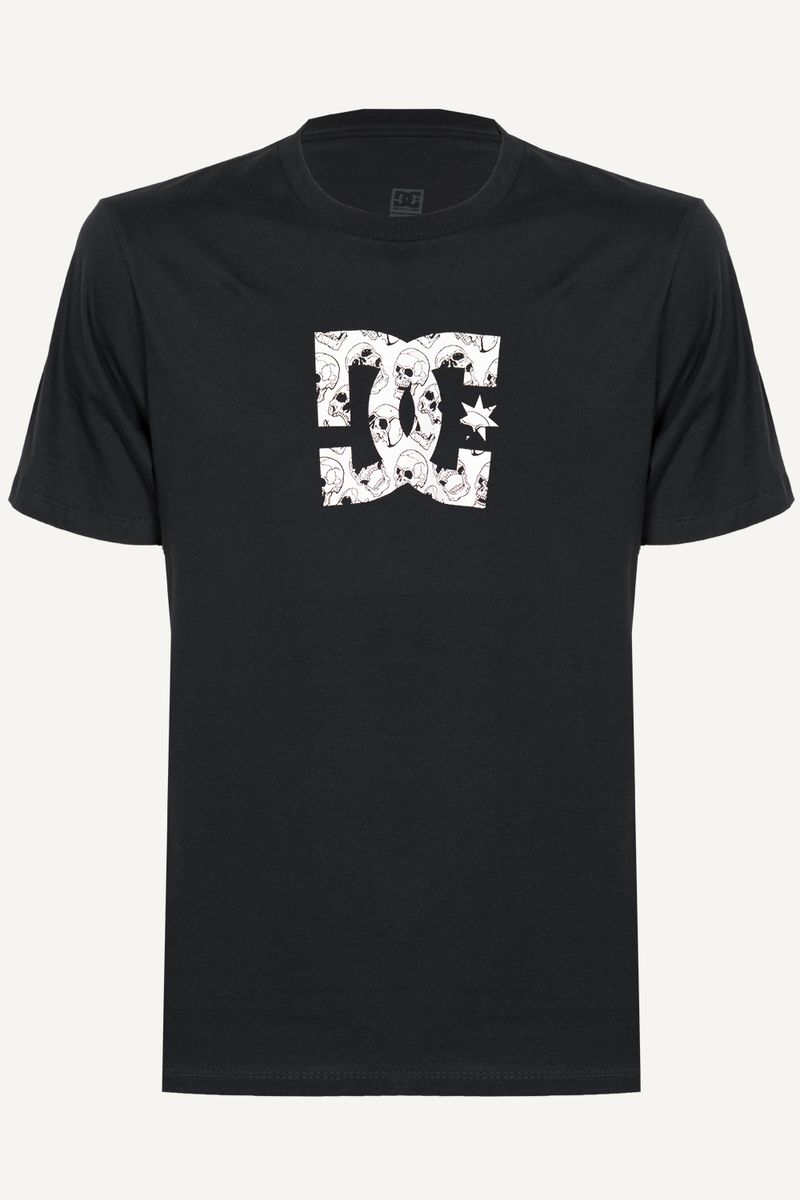 Camiseta-Dc-Shoes-M-C-Star-Skully-Preto-P