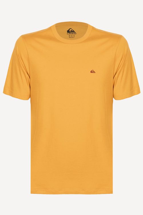 Camiseta Quiksilver M/C Embroidery Mostarda