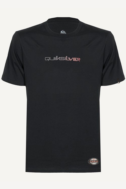 Camiseta M/C Gradient Type New Wave Preto