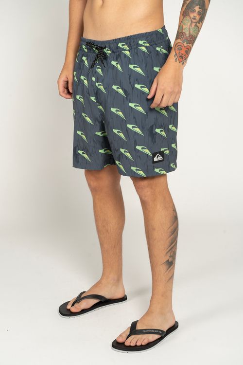 Boardshort Quiksilver Everyday Roots 17 Tn Preto