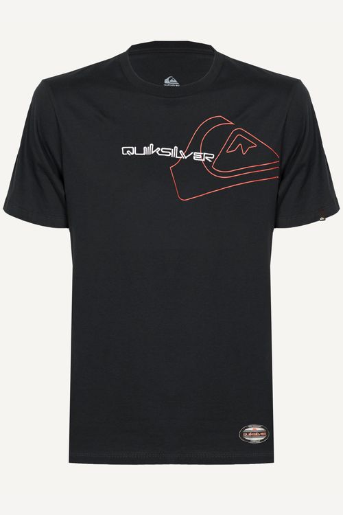 Camiseta Quiksilver M/C Emb Side Omni Preto
