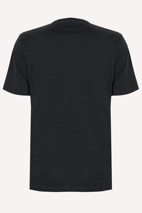 Camiseta Quiksilver M/C Emb Side Omni Preto