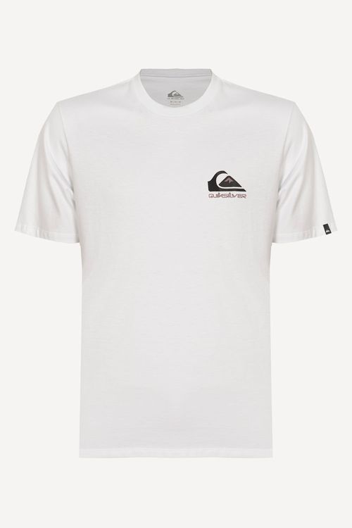 Camiseta Quiksilver M/C Omni Logo Ps Branco