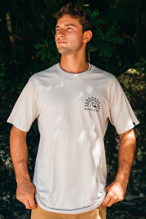 Camiseta Quiksilver M/C Freedom Swell Areia