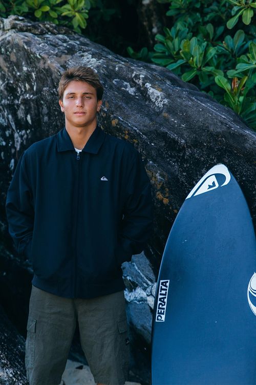Jaqueta Quiksilver Surf Harrington Preto