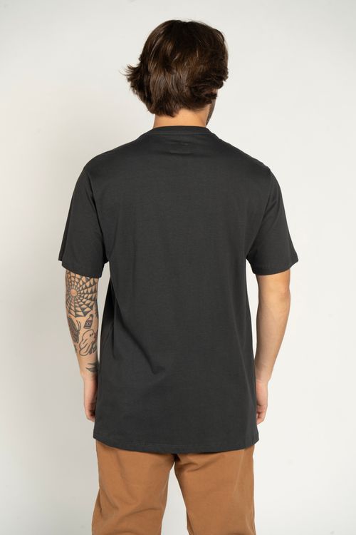 Camiseta Quiksilver M/C Quiver Cinza Escuro