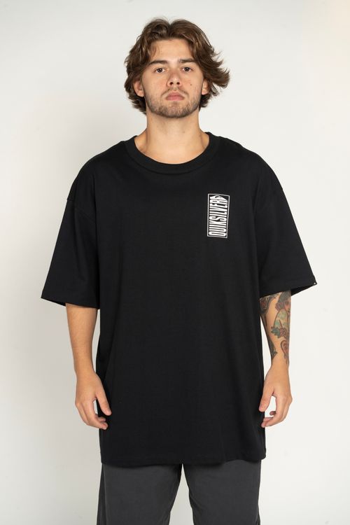 Camiseta Quiksilver M/C Crossed Out Preto