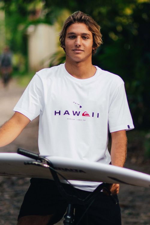 Camiseta Quiksilver M/C Hi State Of Mind Branco