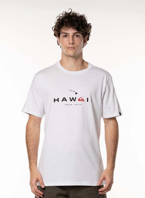 Camiseta Quiksilver M/C Hi State Of Mind Branco