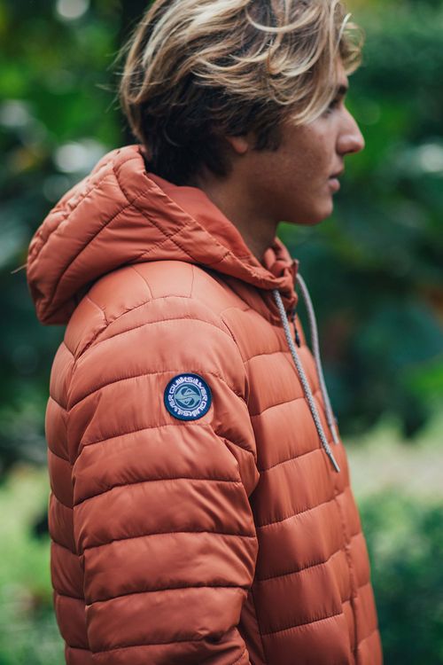 Jaqueta Quiksilver Scaly Hood Baked Clay