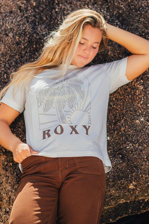 Blusa Roxy M/C Soft Sunny Off White