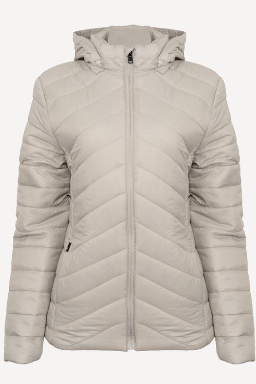 Jaqueta Roxy Coastel Road Hooded Bege