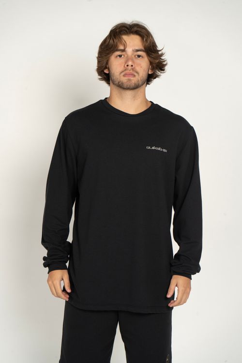Camiseta Quiksilver M/L Omni Type Preto
