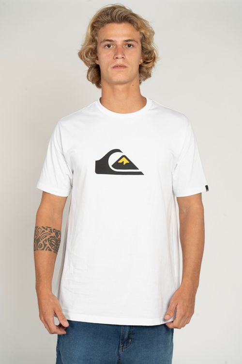 Camiseta Quiksilver M/C Comp Logo Branco
