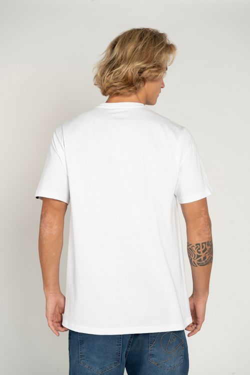 Camiseta Quiksilver M/C Comp Logo Branco