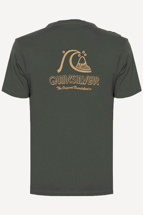 Camiseta Quiksilver M/C The Original Ps Cinza Escuro