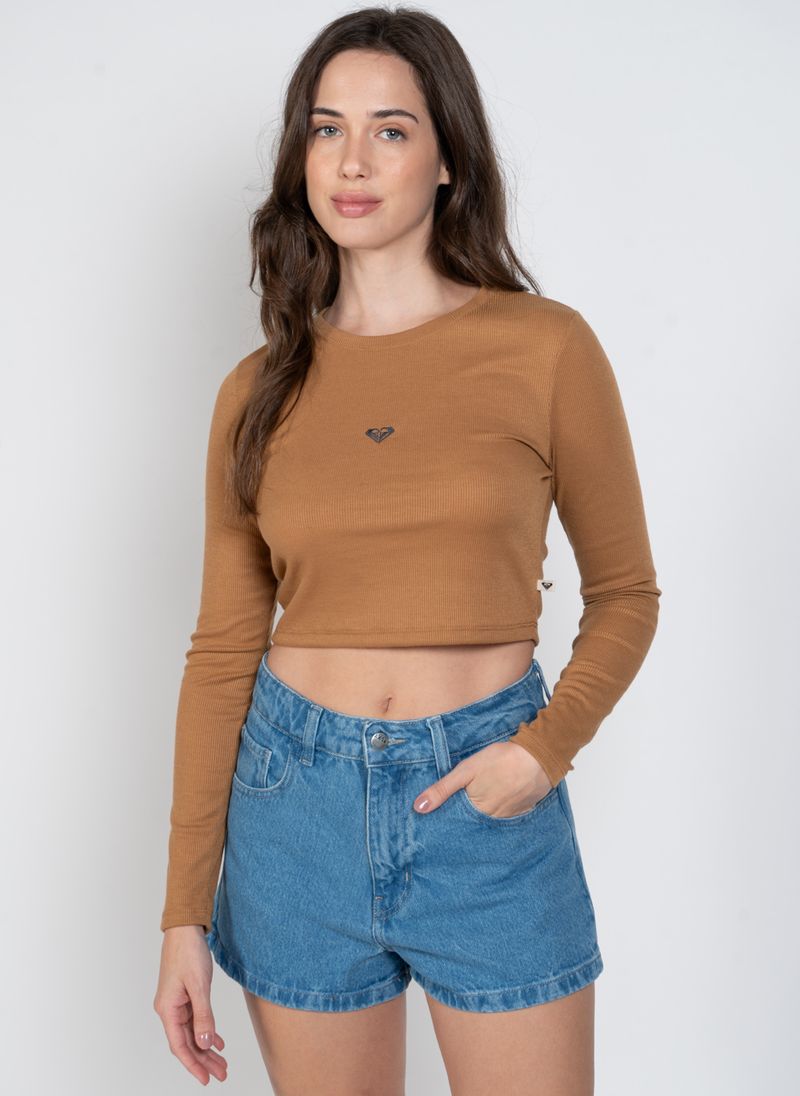 Blusa-Roxy-M-L-Baby-T-Caqui-Caqui-P