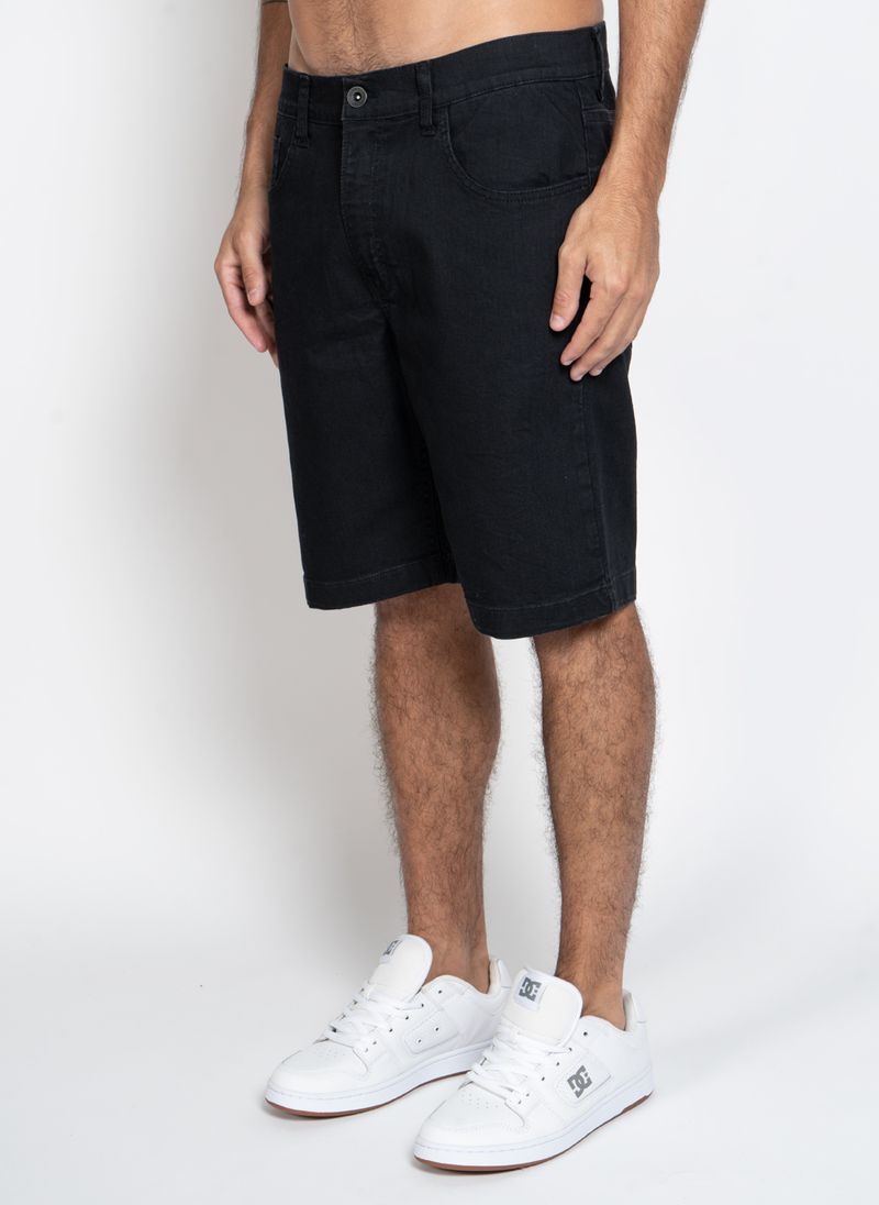 Bermuda-Quiksilver-Jeans-Everyday-Black-Preto-Preto-38