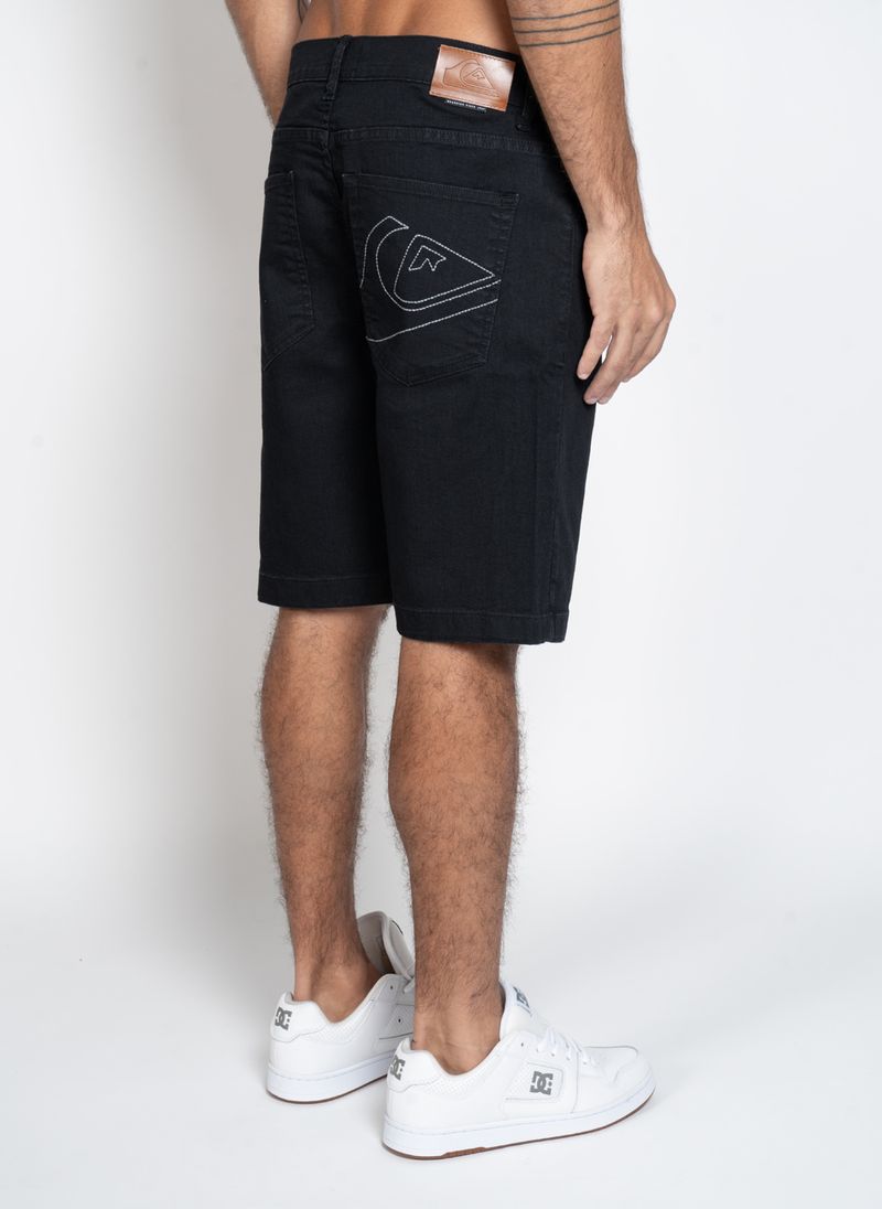 Bermuda-Quiksilver-Jeans-Everyday-Black-Preto-Preto-38
