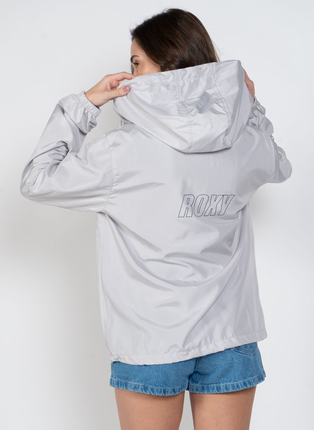 ジャケット・アウター Off-White Race Canvas Oversize Hoodie Jaqueta Roxy Happy Vibe Off White