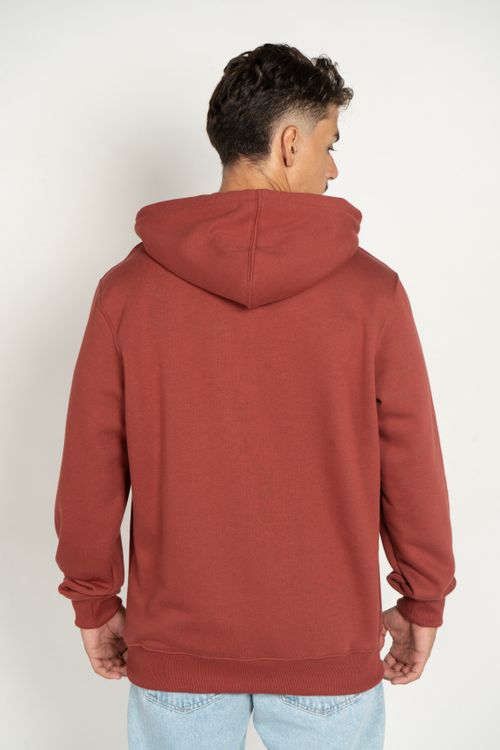 Moletom RVCA Fech Va Essential 270G Vinho