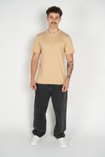 Camiseta-DC-Shoes-M-C-Embroidery-Bege-Bege-P