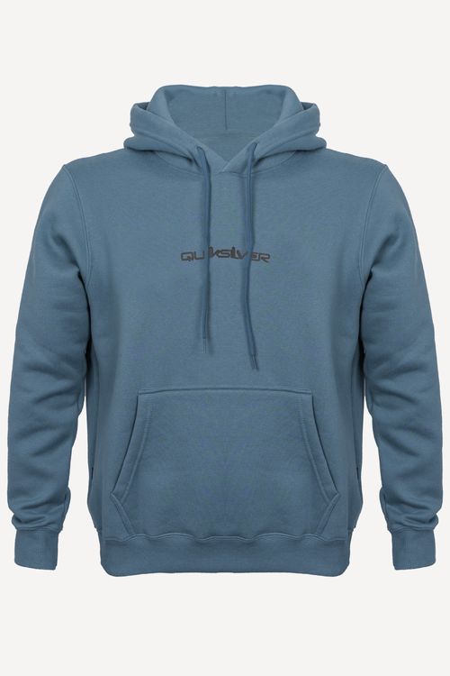 Moletom Quiksilver Fech Omni Logo Dna Ps Azul Escuro