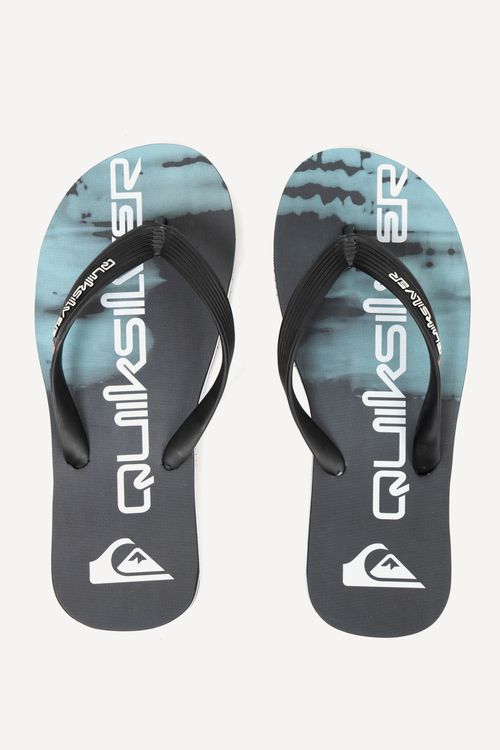 Chinelo Quiksilver Molokai Bloomfade Preto