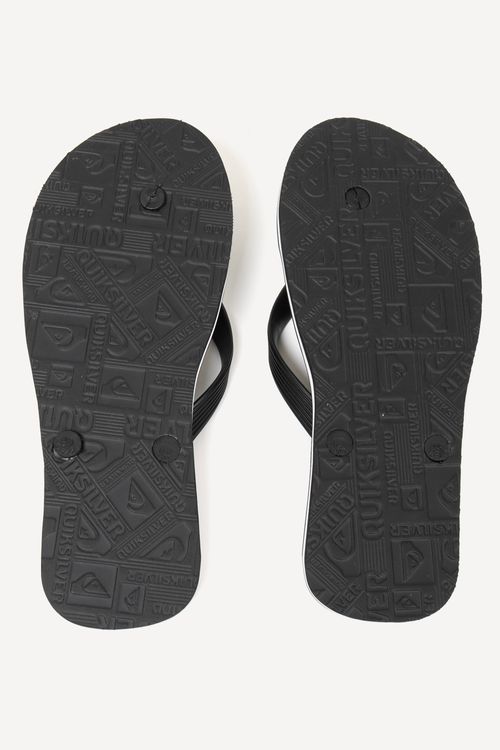 Chinelo Quiksilver Molokai Bloomfade Preto