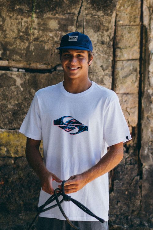Camiseta Quiksilver M/C Surf Safari Branco