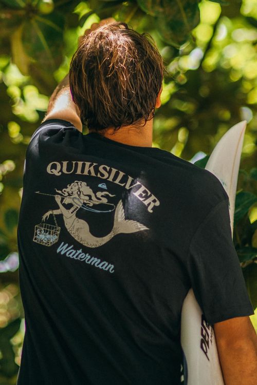 Camiseta Quiksilver M/C Mer Maiden Preto