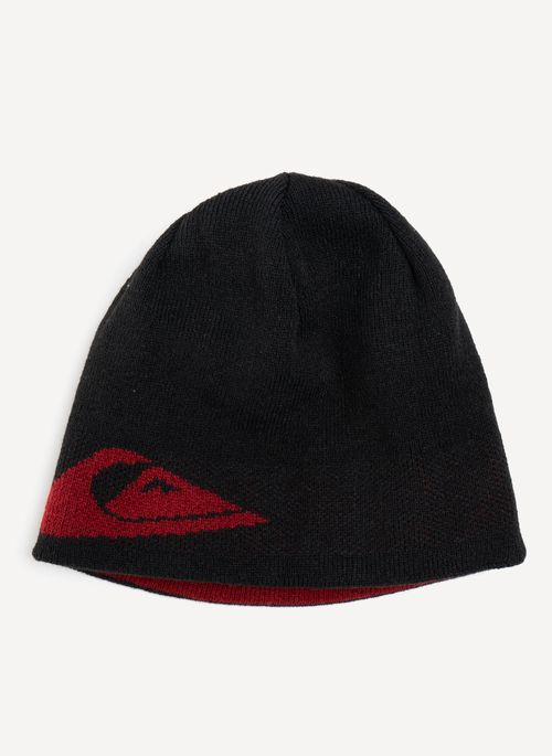 Gorro Quiksilver Double Omni Preto/Vinho