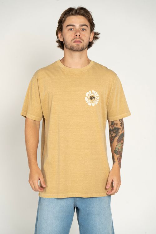Camiseta Quiksilver M/C Roads End Caqui