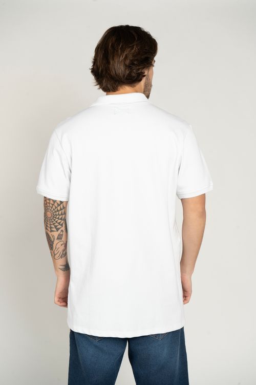 Polo Quiksilver M/C Embroidery Piquet Branco