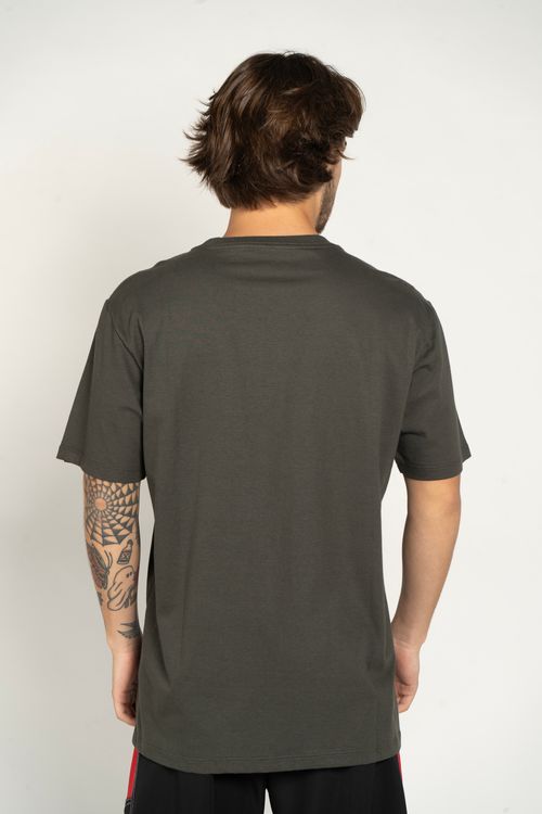Camiseta Quiksilver M/C Mercury Tribe Cinza Escuro