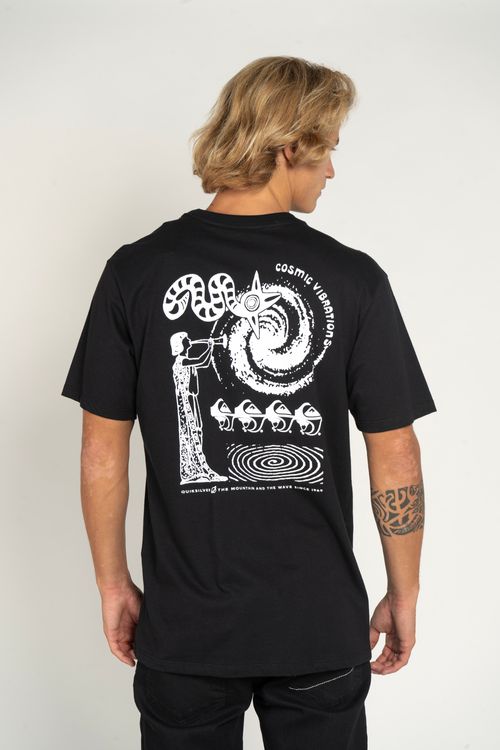 Camiseta Quiksilver M/C Cosmic Vibrations Preto