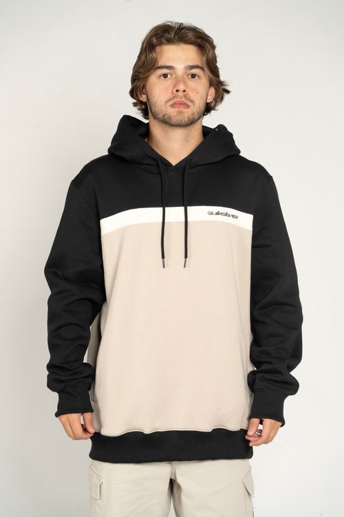 Moletom Quiksilver Fech Live Wire Preto